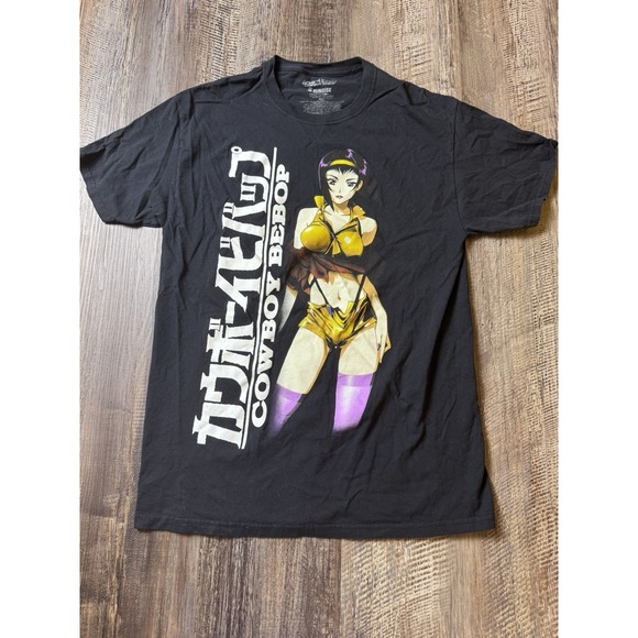 Sunrise Funmation Other - Cowboy Bebop Logo With Faye Anime Officially Licensed Adult T-Shirt Size M
